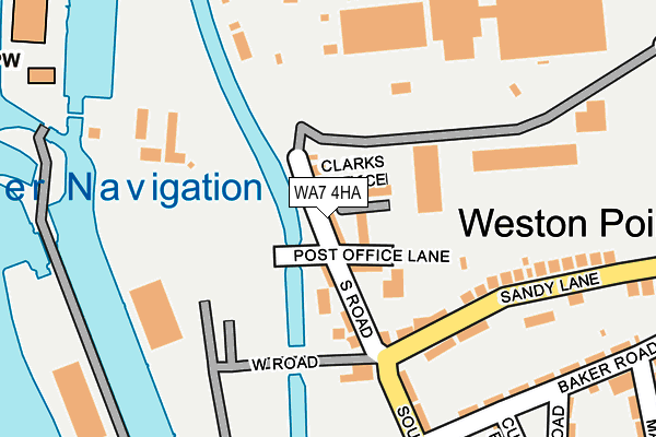 WA7 4HA map - OS OpenMap – Local (Ordnance Survey)