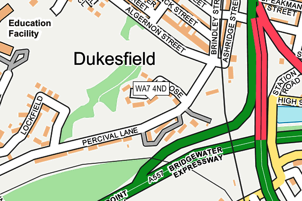 WA7 4ND map - OS OpenMap – Local (Ordnance Survey) WA7 4ND map - OS OpenMap – Local (Ordnance Survey)