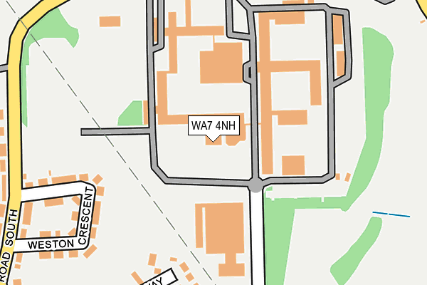 WA7 4NH map - OS OpenMap – Local (Ordnance Survey) WA7 4NH map - OS OpenMap – Local (Ordnance Survey)