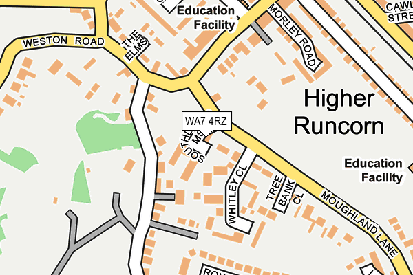 WA7 4RZ map - OS OpenMap – Local (Ordnance Survey) WA7 4RZ map - OS OpenMap – Local (Ordnance Survey)