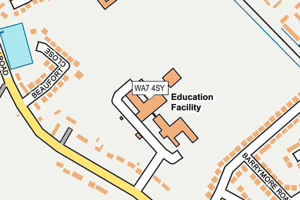 WA7 4SY map - OS OpenMap – Local (Ordnance Survey) WA7 4SY map - OS OpenMap – Local (Ordnance Survey)