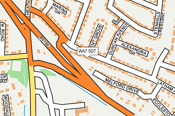 WA7 5DT map - OS OpenMap – Local (Ordnance Survey) WA7 5DT map - OS OpenMap – Local (Ordnance Survey)