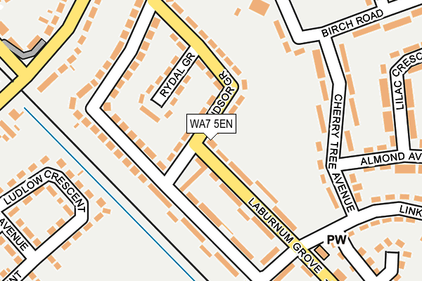 WA7 5EN map - OS OpenMap – Local (Ordnance Survey) WA7 5EN map - OS OpenMap – Local (Ordnance Survey)