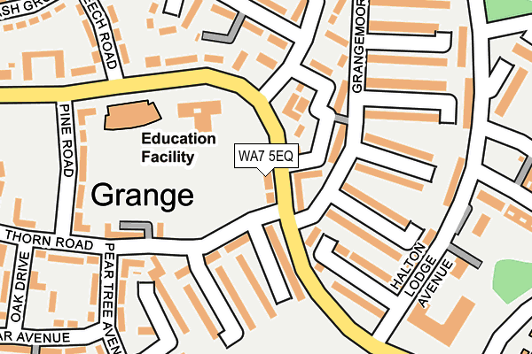 WA7 5EQ map - OS OpenMap – Local (Ordnance Survey) WA7 5EQ map - OS OpenMap – Local (Ordnance Survey)