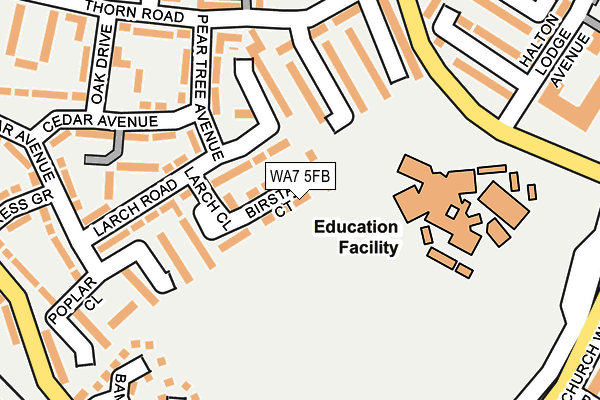WA7 5FB map - OS OpenMap – Local (Ordnance Survey) WA7 5FB map - OS OpenMap – Local (Ordnance Survey)