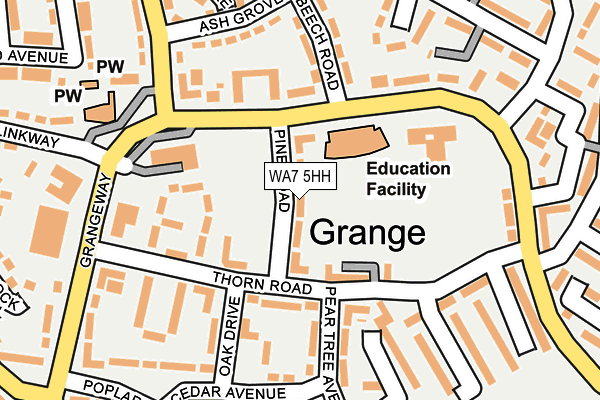WA7 5HH map - OS OpenMap – Local (Ordnance Survey) WA7 5HH map - OS OpenMap – Local (Ordnance Survey)