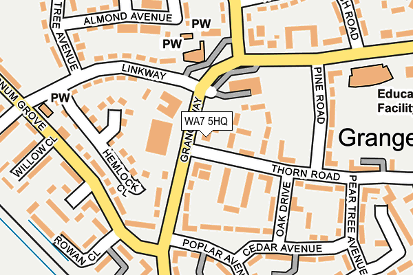 WA7 5HQ map - OS OpenMap – Local (Ordnance Survey) WA7 5HQ map - OS OpenMap – Local (Ordnance Survey)