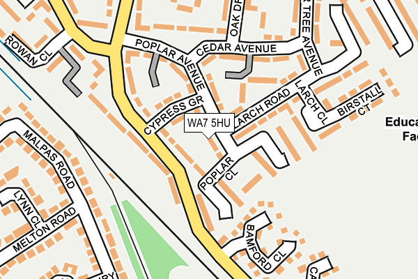 WA7 5HU map - OS OpenMap – Local (Ordnance Survey) WA7 5HU map - OS OpenMap – Local (Ordnance Survey)
