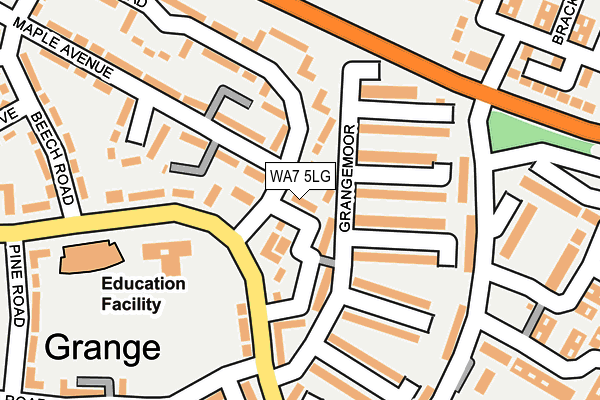 WA7 5LG map - OS OpenMap – Local (Ordnance Survey) WA7 5LG map - OS OpenMap – Local (Ordnance Survey)