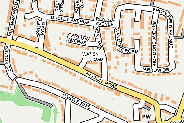 WA7 5NH map - OS OpenMap – Local (Ordnance Survey) WA7 5NH map - OS OpenMap – Local (Ordnance Survey)