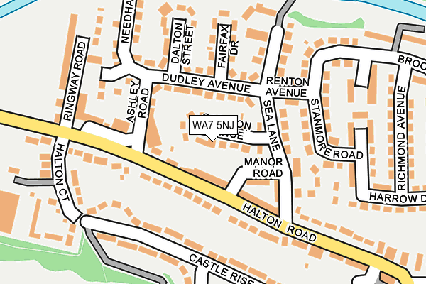 WA7 5NJ map - OS OpenMap – Local (Ordnance Survey) WA7 5NJ map - OS OpenMap – Local (Ordnance Survey)