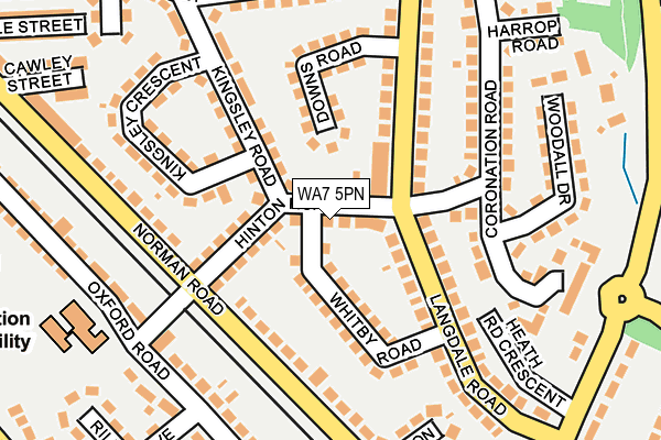 WA7 5PN map - OS OpenMap – Local (Ordnance Survey) WA7 5PN map - OS OpenMap – Local (Ordnance Survey)