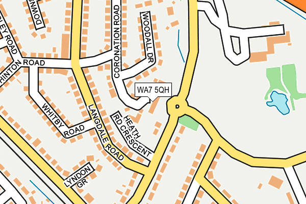 WA7 5QH map - OS OpenMap – Local (Ordnance Survey) WA7 5QH map - OS OpenMap – Local (Ordnance Survey)