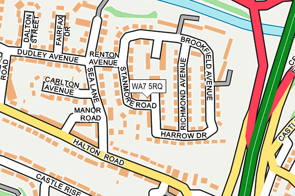 WA7 5RQ map - OS OpenMap – Local (Ordnance Survey) WA7 5RQ map - OS OpenMap – Local (Ordnance Survey)