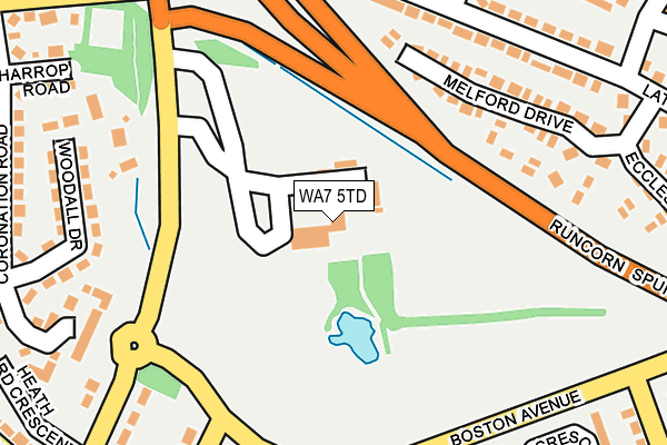 WA7 5TD map - OS OpenMap – Local (Ordnance Survey) WA7 5TD map - OS OpenMap – Local (Ordnance Survey)