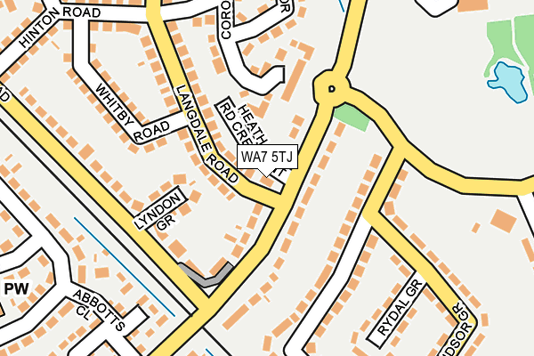 WA7 5TJ map - OS OpenMap – Local (Ordnance Survey) WA7 5TJ map - OS OpenMap – Local (Ordnance Survey)