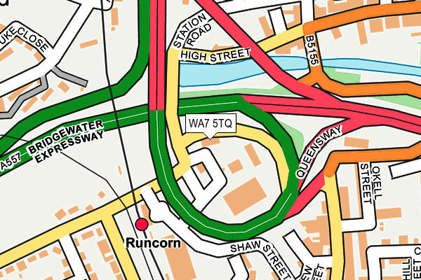 WA7 5TQ map - OS OpenMap – Local (Ordnance Survey) WA7 5TQ map - OS OpenMap – Local (Ordnance Survey)