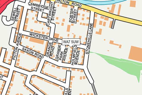 WA7 5UW map - OS OpenMap – Local (Ordnance Survey) WA7 5UW map - OS OpenMap – Local (Ordnance Survey)