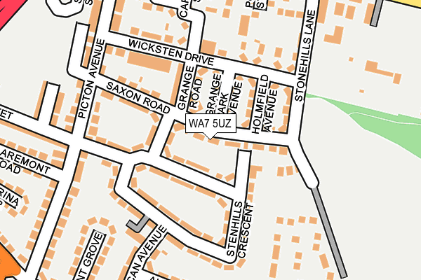 WA7 5UZ map - OS OpenMap – Local (Ordnance Survey) WA7 5UZ map - OS OpenMap – Local (Ordnance Survey)