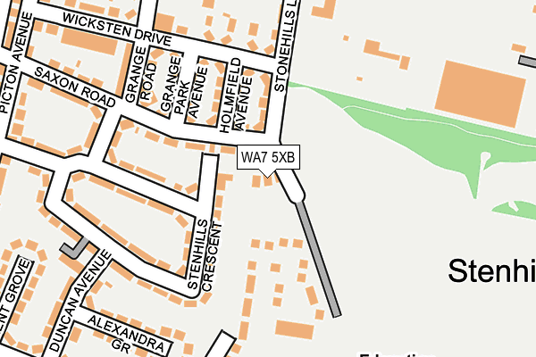 WA7 5XB map - OS OpenMap – Local (Ordnance Survey) WA7 5XB map - OS OpenMap – Local (Ordnance Survey)