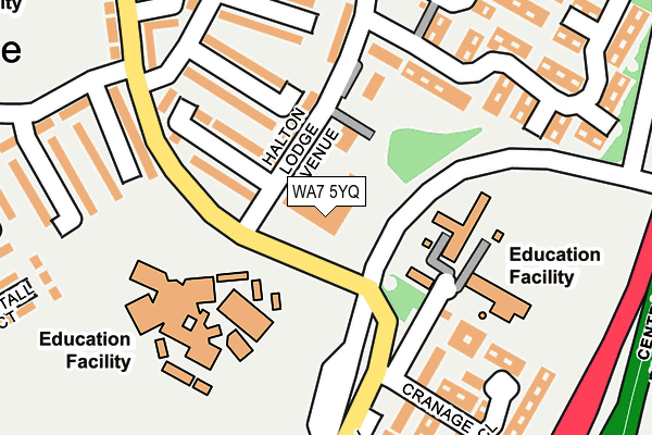 WA7 5YQ map - OS OpenMap – Local (Ordnance Survey) WA7 5YQ map - OS OpenMap – Local (Ordnance Survey)