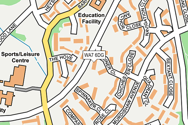 WA7 6DG map - OS OpenMap – Local (Ordnance Survey) WA7 6DG map - OS OpenMap – Local (Ordnance Survey)