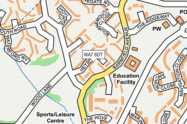 WA7 6DT map - OS OpenMap – Local (Ordnance Survey) WA7 6DT map - OS OpenMap – Local (Ordnance Survey)