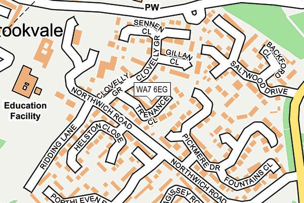 WA7 6EG map - OS OpenMap – Local (Ordnance Survey) WA7 6EG map - OS OpenMap – Local (Ordnance Survey)