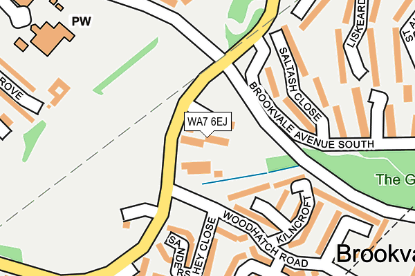 WA7 6EJ map - OS OpenMap – Local (Ordnance Survey) WA7 6EJ map - OS OpenMap – Local (Ordnance Survey)