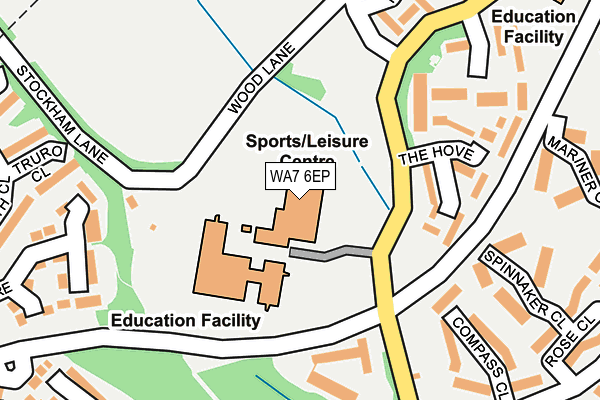 WA7 6EP map - OS OpenMap – Local (Ordnance Survey) WA7 6EP map - OS OpenMap – Local (Ordnance Survey)