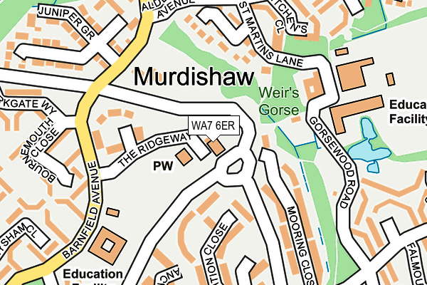 WA7 6ER map - OS OpenMap – Local (Ordnance Survey) WA7 6ER map - OS OpenMap – Local (Ordnance Survey)