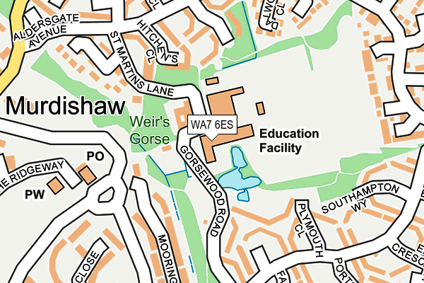 WA7 6ES map - OS OpenMap – Local (Ordnance Survey) WA7 6ES map - OS OpenMap – Local (Ordnance Survey)