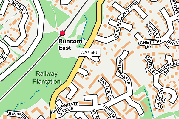 WA7 6EU map - OS OpenMap – Local (Ordnance Survey) WA7 6EU map - OS OpenMap – Local (Ordnance Survey)