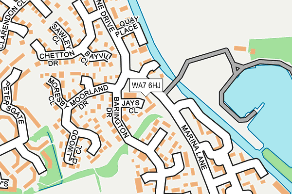 WA7 6HJ map - OS OpenMap – Local (Ordnance Survey) WA7 6HJ map - OS OpenMap – Local (Ordnance Survey)