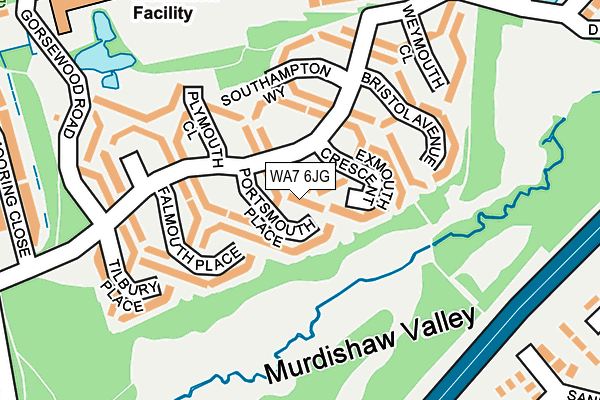 WA7 6JG map - OS OpenMap – Local (Ordnance Survey) WA7 6JG map - OS OpenMap – Local (Ordnance Survey)