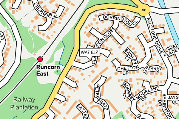 WA7 6JZ map - OS OpenMap – Local (Ordnance Survey) WA7 6JZ map - OS OpenMap – Local (Ordnance Survey)