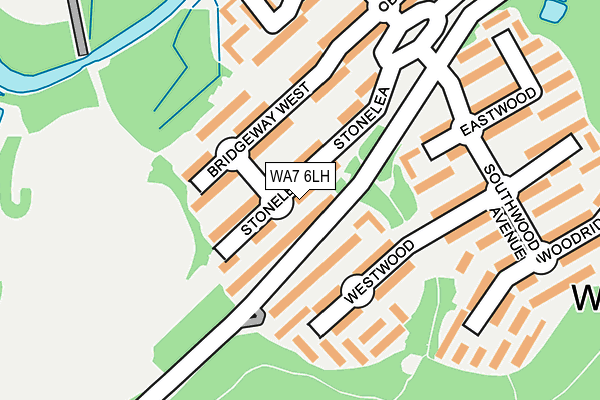 WA7 6LH map - OS OpenMap – Local (Ordnance Survey) WA7 6LH map - OS OpenMap – Local (Ordnance Survey)