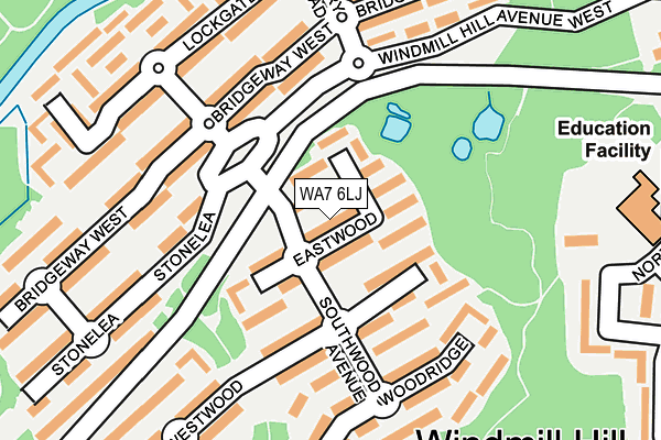 WA7 6LJ map - OS OpenMap – Local (Ordnance Survey) WA7 6LJ map - OS OpenMap – Local (Ordnance Survey)
