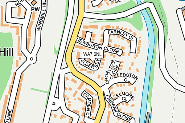 WA7 6NL map - OS OpenMap – Local (Ordnance Survey) WA7 6NL map - OS OpenMap – Local (Ordnance Survey)