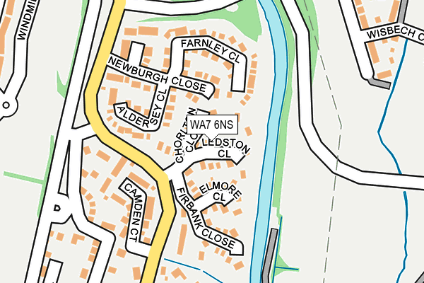 WA7 6NS map - OS OpenMap – Local (Ordnance Survey) WA7 6NS map - OS OpenMap – Local (Ordnance Survey)