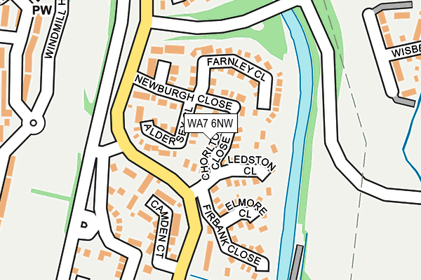 WA7 6NW map - OS OpenMap – Local (Ordnance Survey) WA7 6NW map - OS OpenMap – Local (Ordnance Survey)