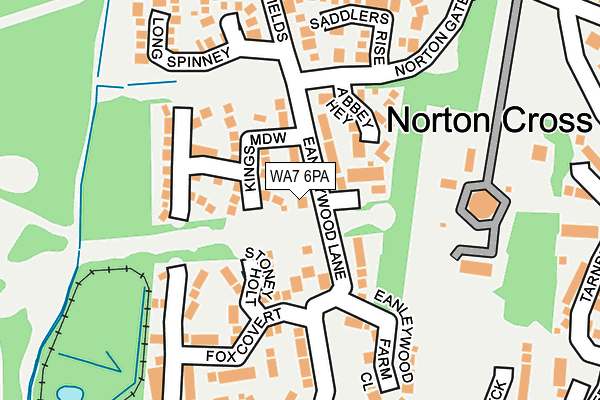WA7 6PA map - OS OpenMap – Local (Ordnance Survey) WA7 6PA map - OS OpenMap – Local (Ordnance Survey)