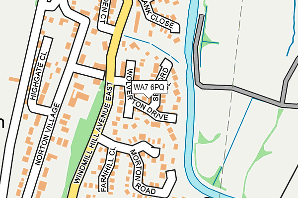 WA7 6PQ map - OS OpenMap – Local (Ordnance Survey) WA7 6PQ map - OS OpenMap – Local (Ordnance Survey)