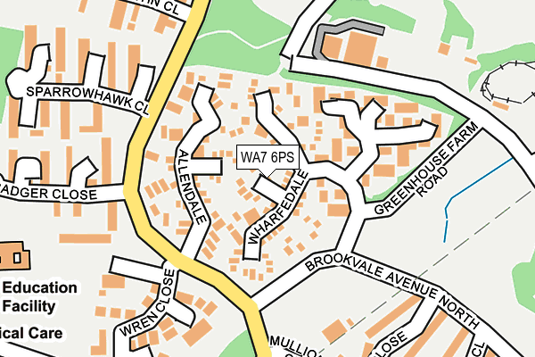 WA7 6PS map - OS OpenMap – Local (Ordnance Survey) WA7 6PS map - OS OpenMap – Local (Ordnance Survey)