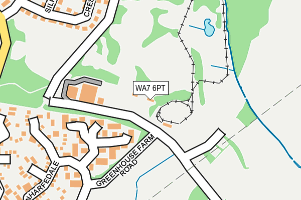 WA7 6PT map - OS OpenMap – Local (Ordnance Survey) WA7 6PT map - OS OpenMap – Local (Ordnance Survey)