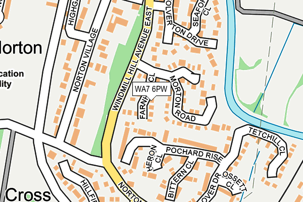 WA7 6PW map - OS OpenMap – Local (Ordnance Survey) WA7 6PW map - OS OpenMap – Local (Ordnance Survey)