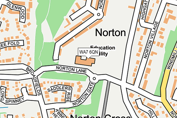 WA7 6QN map - OS OpenMap – Local (Ordnance Survey) WA7 6QN map - OS OpenMap – Local (Ordnance Survey)