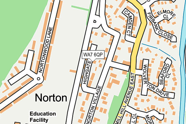 WA7 6QP map - OS OpenMap – Local (Ordnance Survey) WA7 6QP map - OS OpenMap – Local (Ordnance Survey)