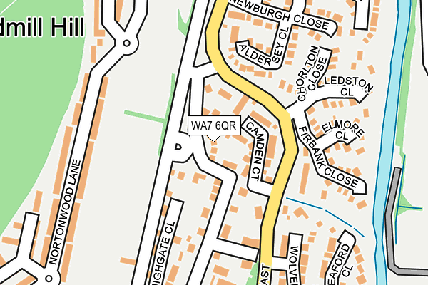 WA7 6QR map - OS OpenMap – Local (Ordnance Survey) WA7 6QR map - OS OpenMap – Local (Ordnance Survey)