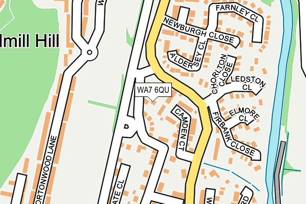 WA7 6QU map - OS OpenMap – Local (Ordnance Survey) WA7 6QU map - OS OpenMap – Local (Ordnance Survey)